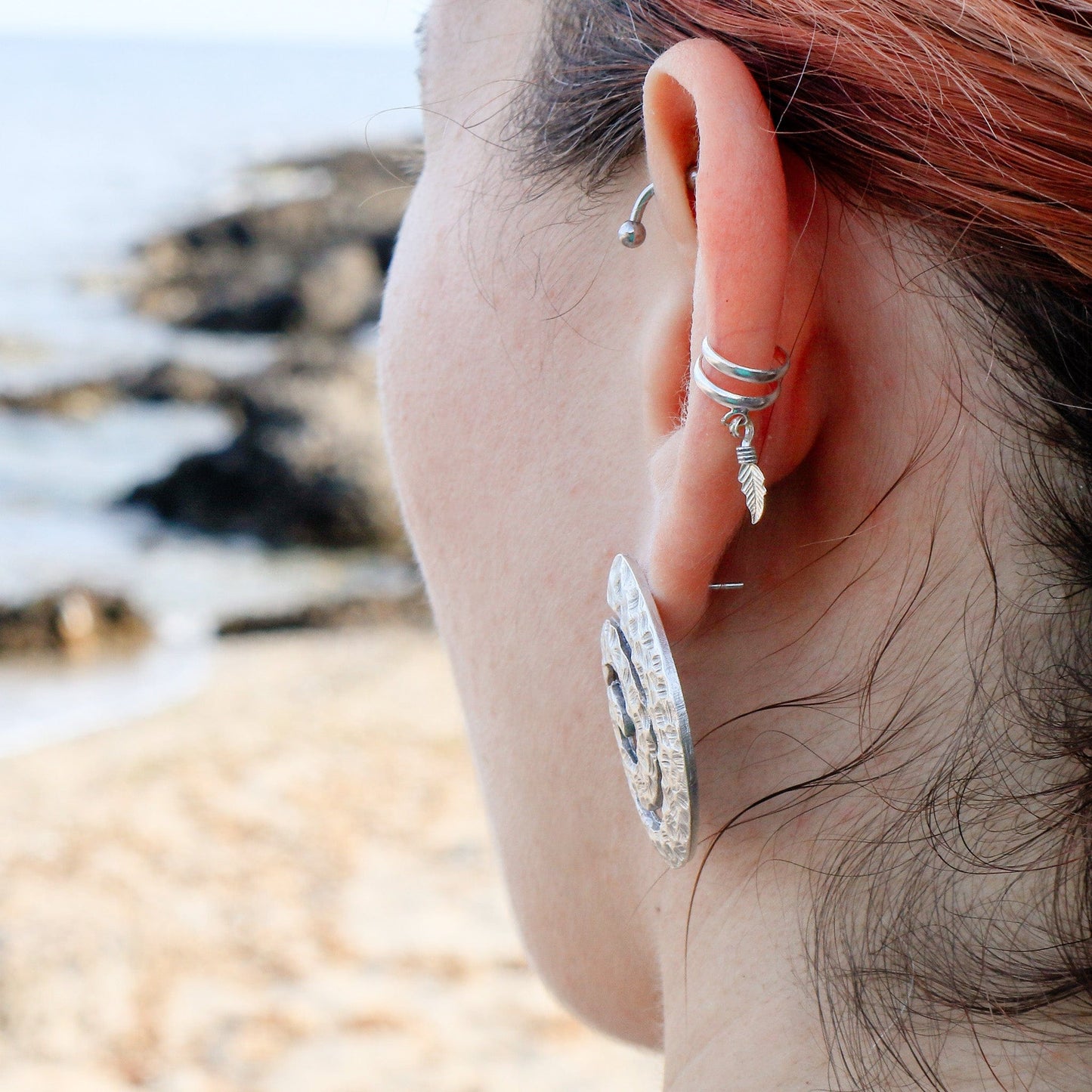 Earrings Feathers and more Ear Cuff