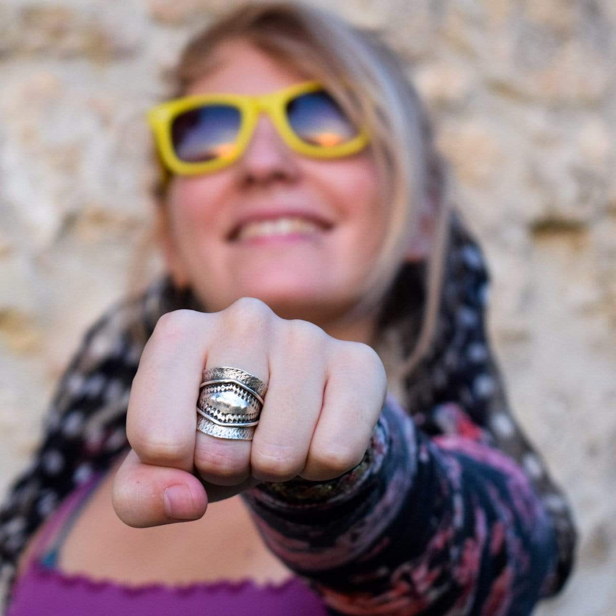 Ethnic ring Meditation Ring