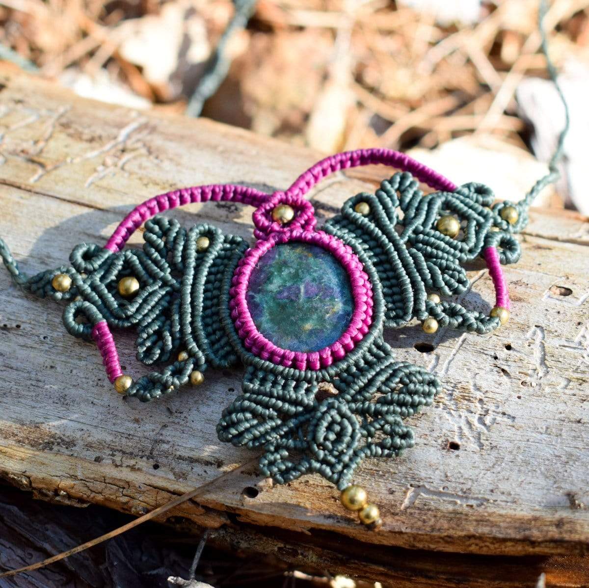 Macrame necklace Ithaki Necklace