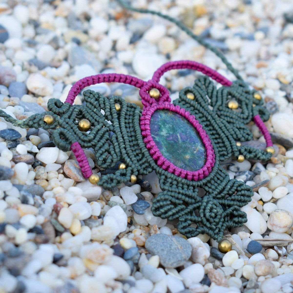 Macrame necklace Ithaki Necklace