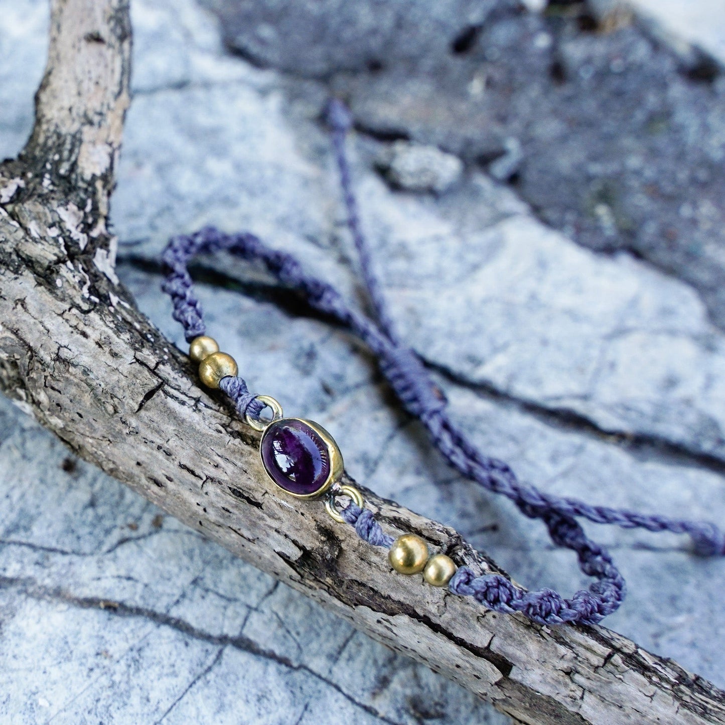 Amethyst Gem Lovers Bracelet