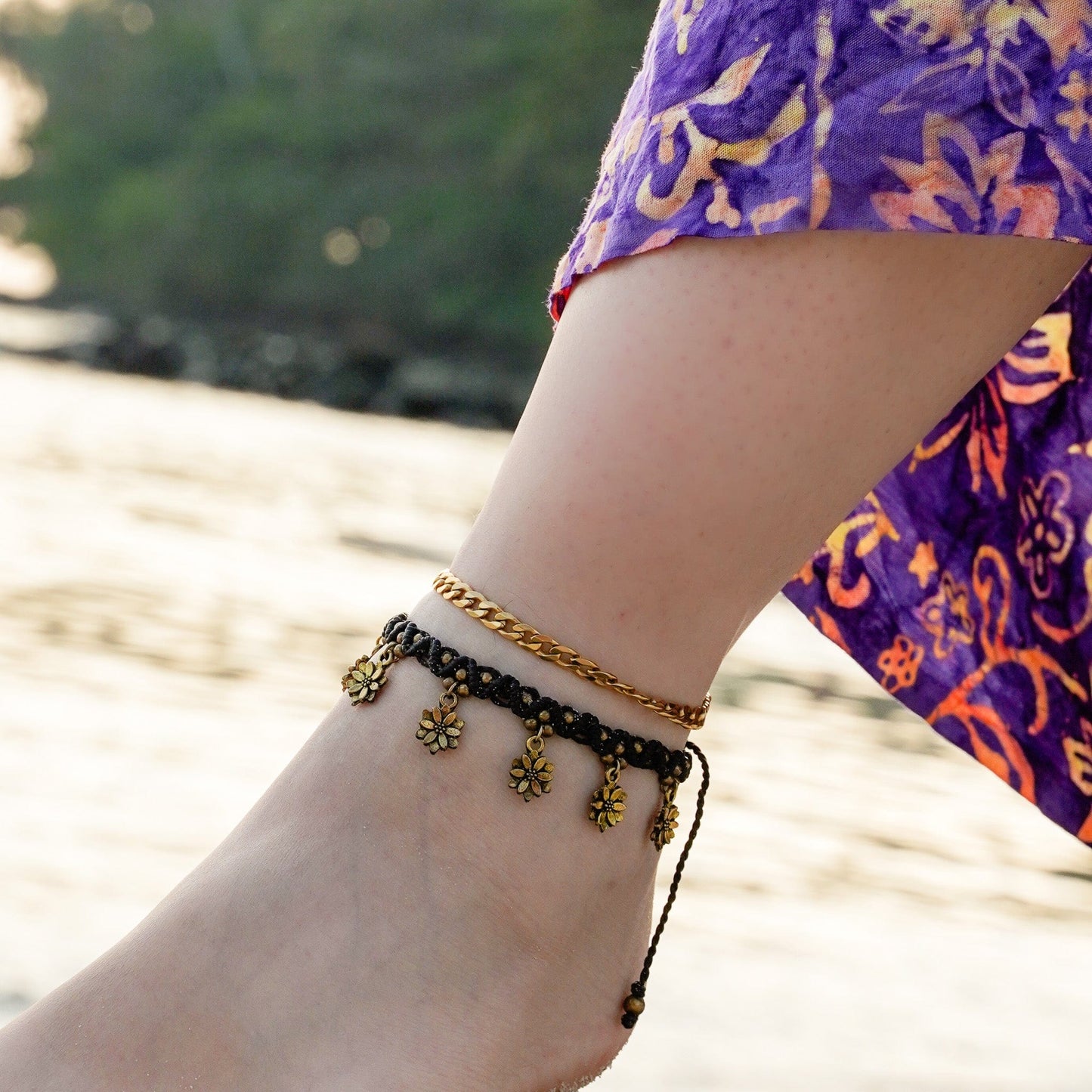 Anklets Floral Eclipse Anklet