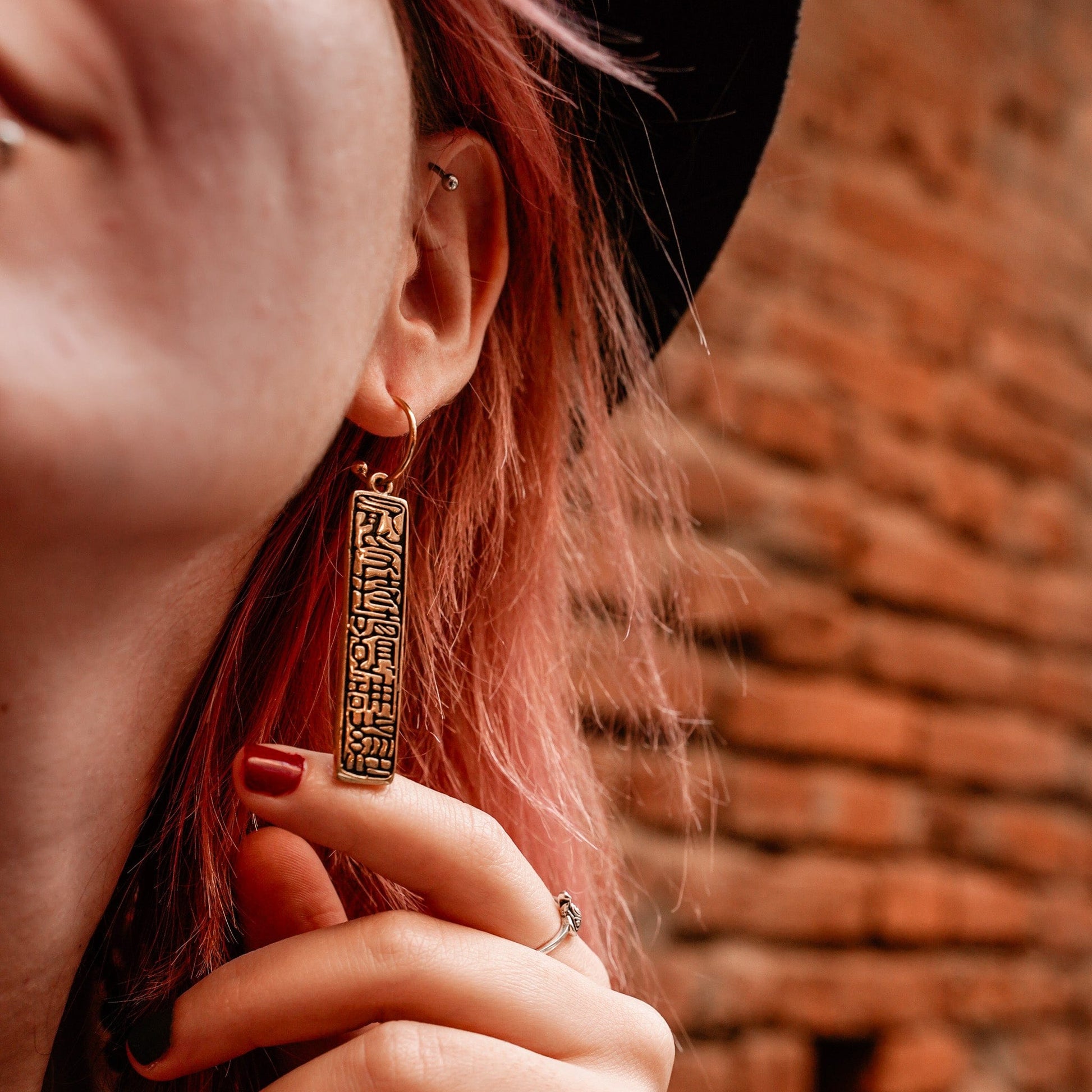 Earrings Hieroglyphic Earrings