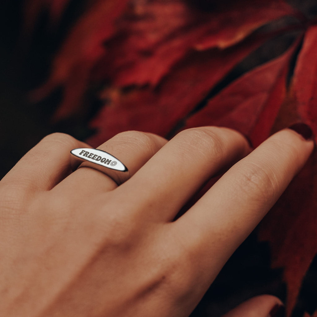 Engraved Engravable Ring