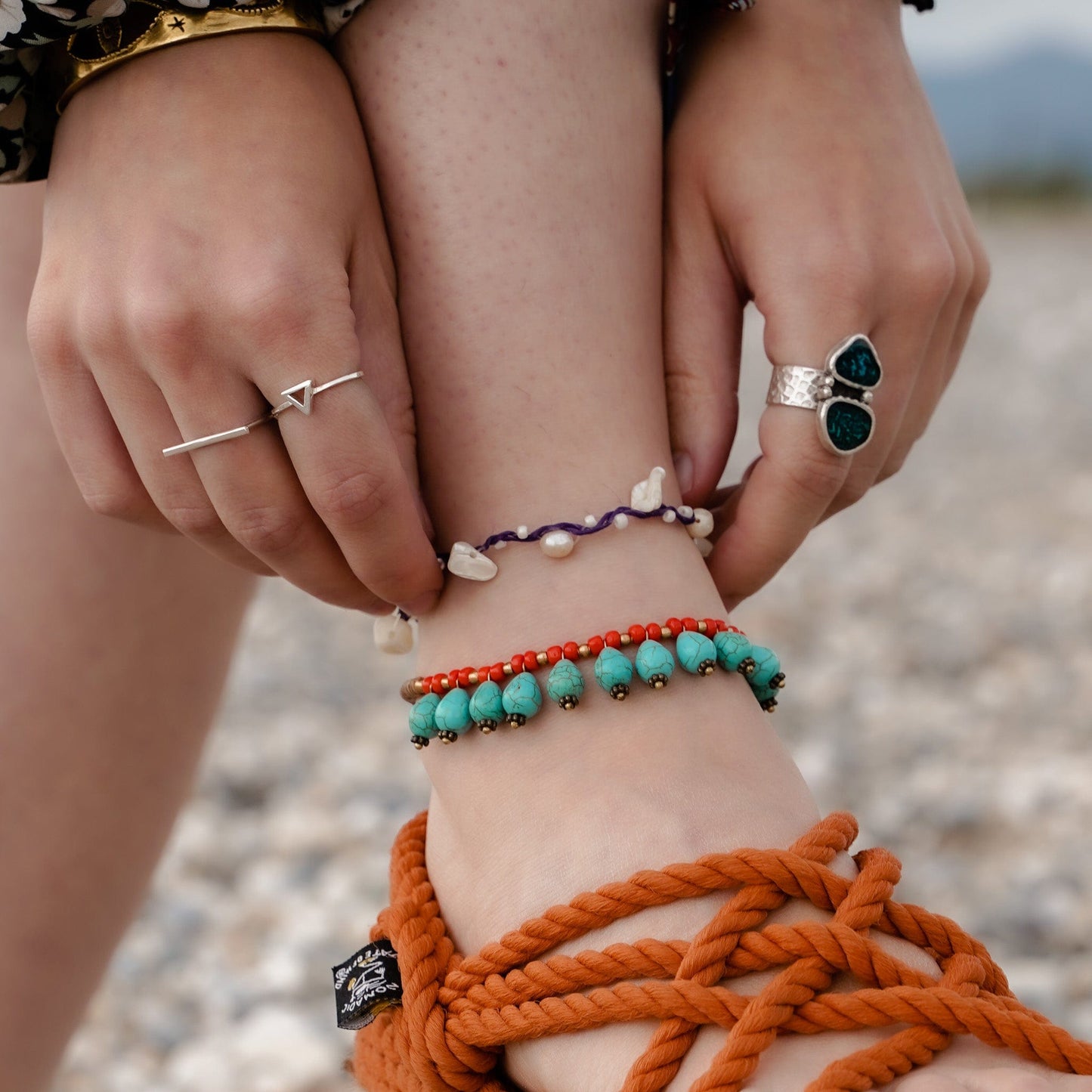 Shells from the Beach Anklet