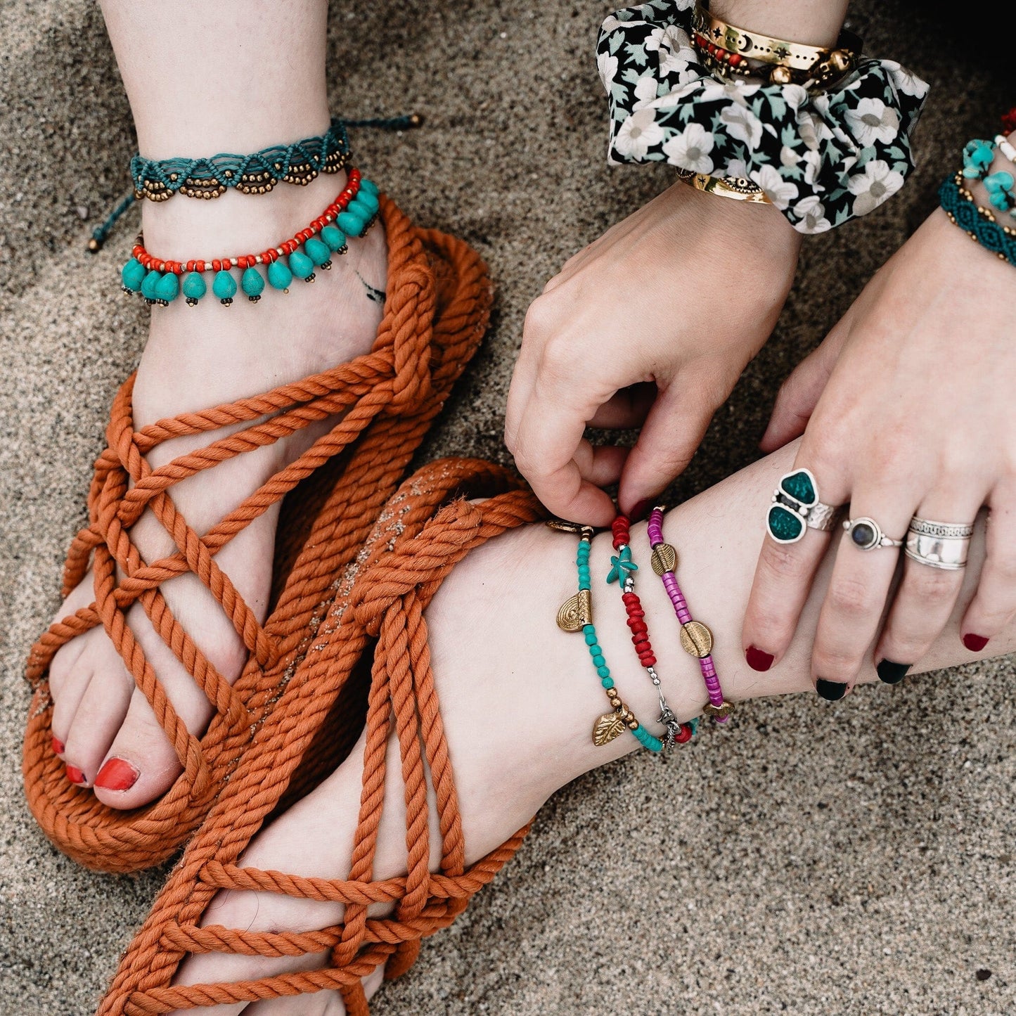 Starfish Anklet